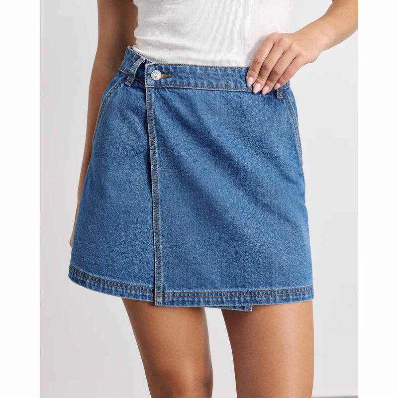 JAG Anais Mini Denim Skirt image number 2